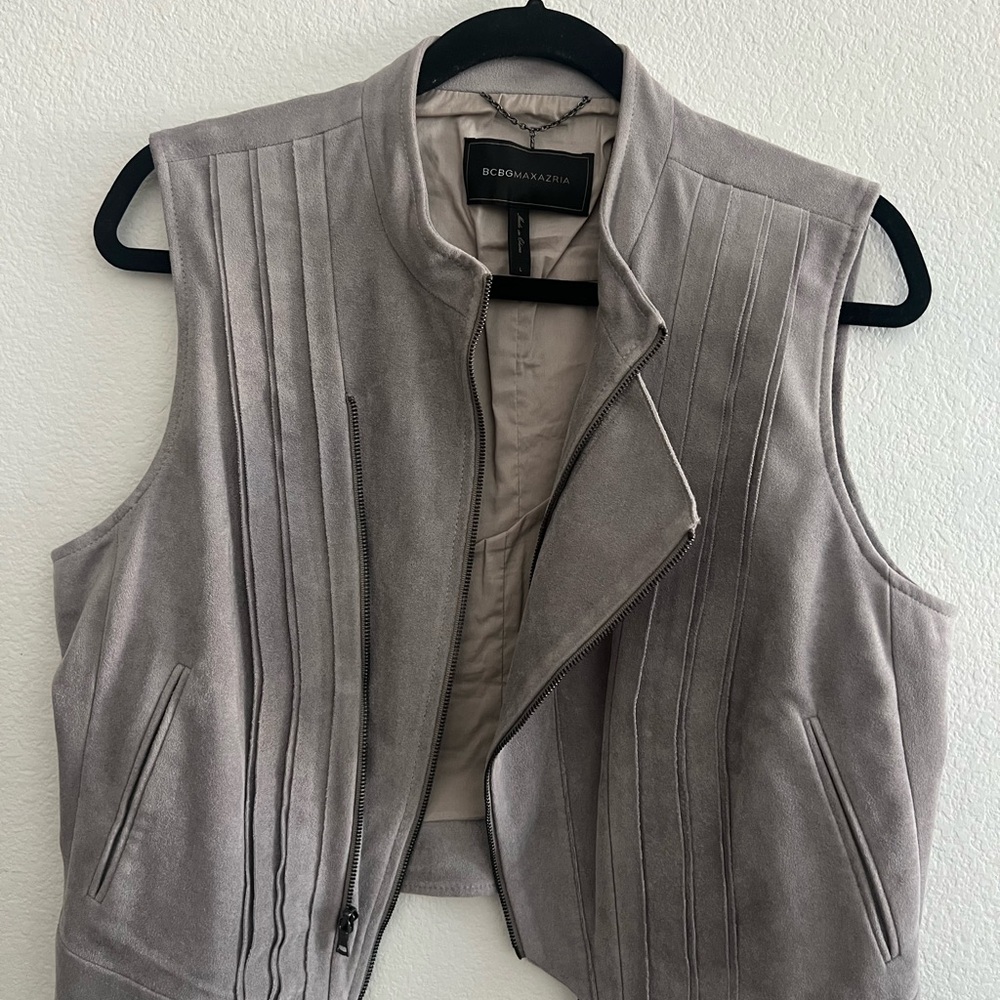 BCBGMaxAzria Elegant Gray Outerwear